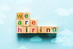 We are hiring spelled out.