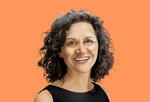 A photo illustration of Lenora Suki, Bloomberg's product manager for sustainable finance solutions