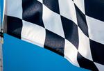 Checkered race car flag