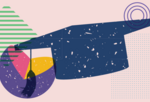 Illustration of graduation cap
