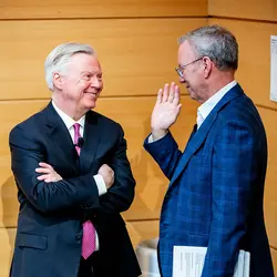 Dean David Schmittlein and Eric Schmidt